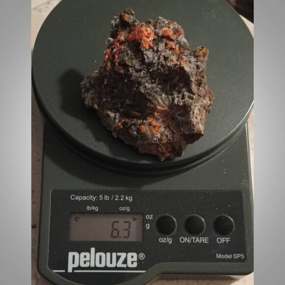 WULFENITE mineral chunk 02 INSPIRATION clarity   112425 - Picture 5 of 5